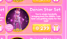 Dress To Impress Denim Star Set