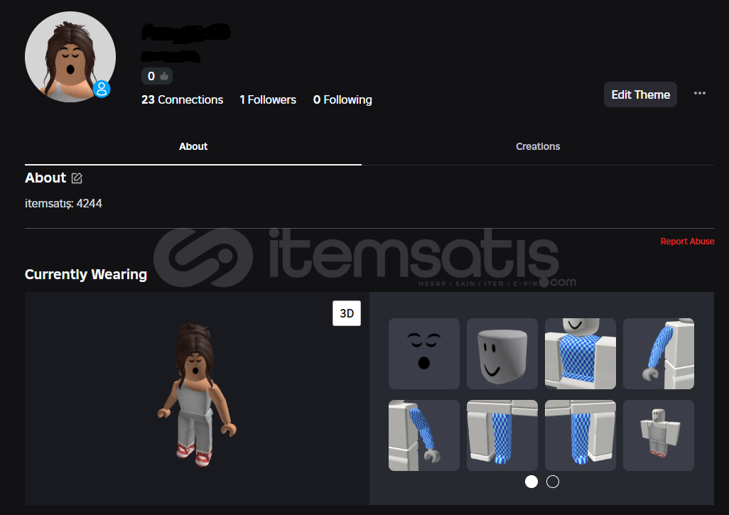 Dress To Impress GamePassli Klasik Kız Hesabı Dress To Impress GamePassli Klasik Kız Hesabı
