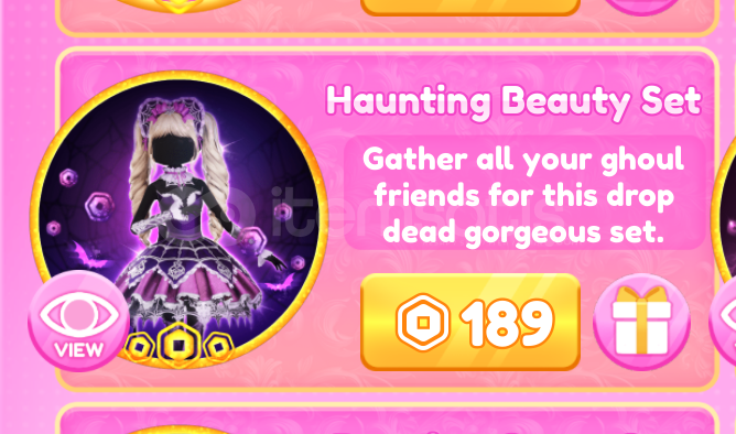 Dress To İmpress Haunting Beauty  Dress To İmpress Haunting Beauty