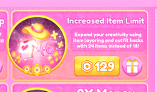 Dress To Impress İncreased İtem Limit