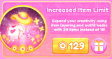 Dress To Impress Increased Item Limit