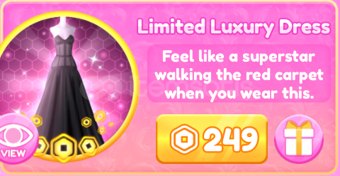 ⭐Dress To Impress Limited Luxury Dress⭐ ⭐Dress To Impress Limited Luxury Dress⭐
