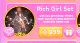 Dress To İmpress Rich Girl Set