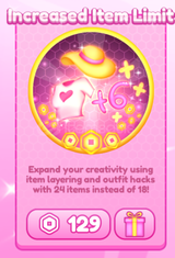 ✅​ [Dress To Impress] Increased Item Limit