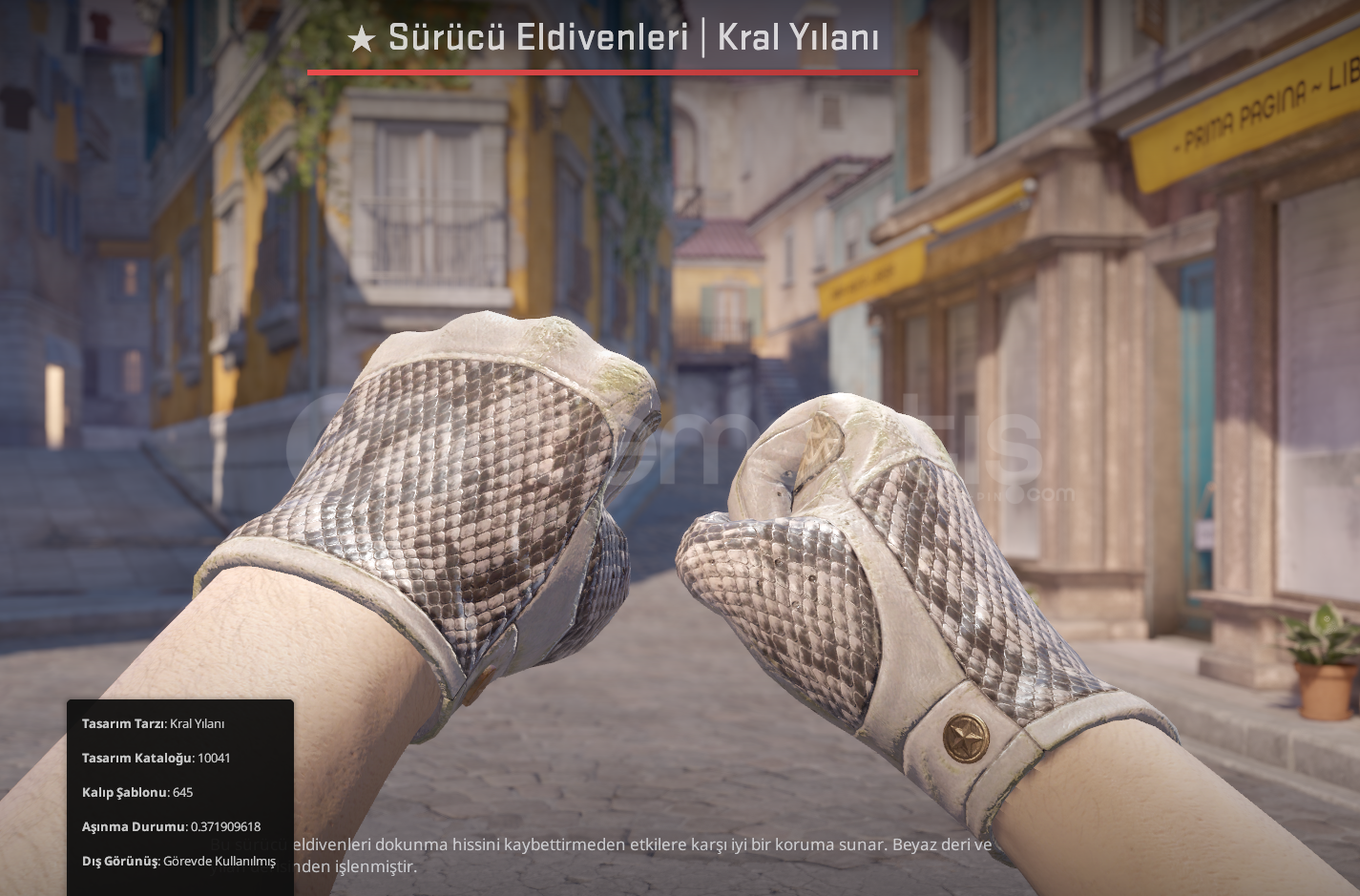 Driver Gloves | King Snake (Field-Tested) 0.37 Driver Gloves | King Snake (Field-Tested) 0.37