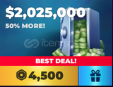 ✨Driving Empire: 2.025.000$✨