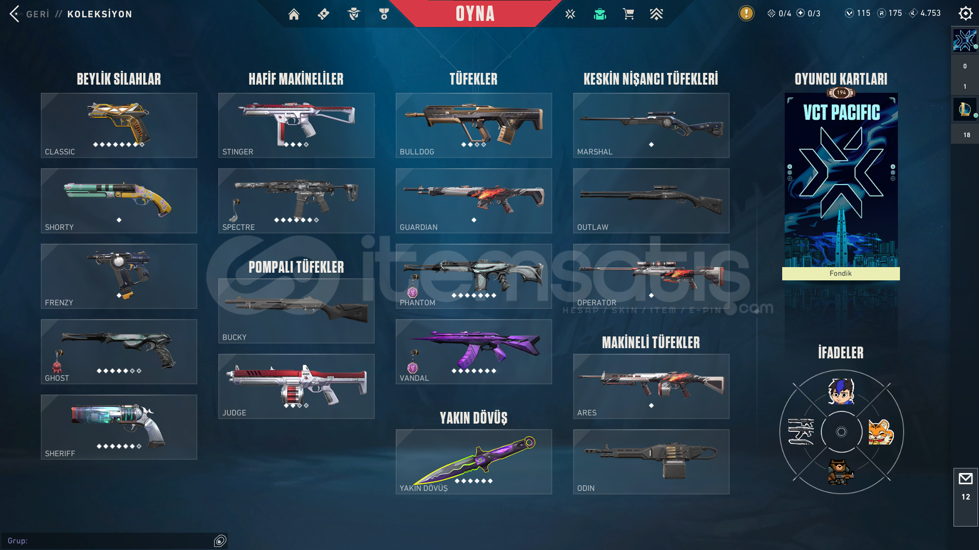 VCT/LOCK IN BICAKLI DOLU GOLD HESAP !! VCT/LOCK IN BICAKLI DOLU GOLD HESAP !!