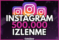 ⭐️İNSTAGRAM 500.000 İZLENME - KALİTELİ⭐️