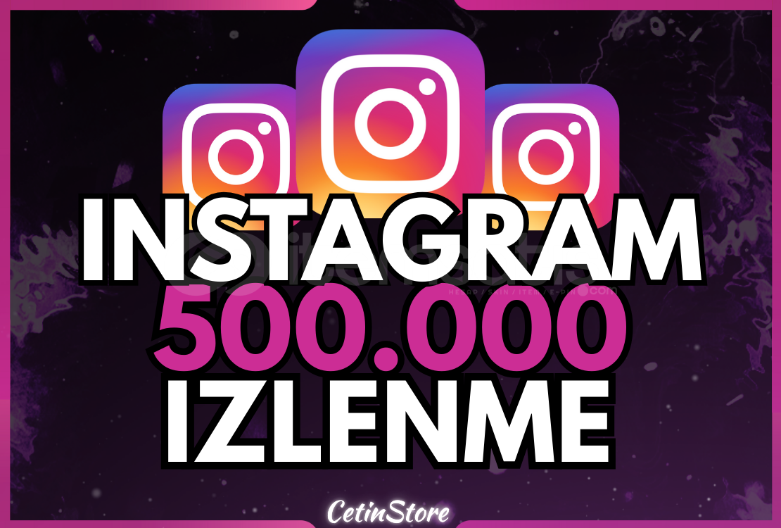 ⭐️İNSTAGRAM 500.000 İZLENME - KALİTELİ⭐️ ⭐️İNSTAGRAM 500.000 İZLENME - KALİTELİ⭐️