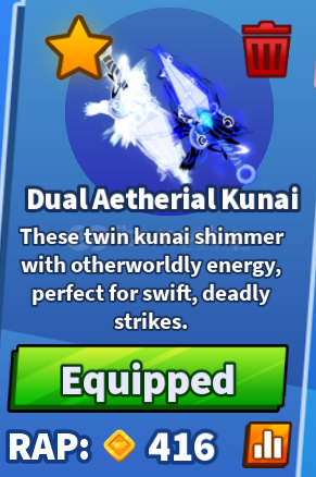 dual aetherial kunai dual aetherial kunai