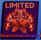 Dual crimson eclipse blade ball