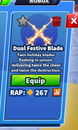 Dual festive Blade