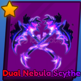 Dual Nebula Scythe - Blade Ball
