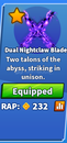 Dual Nightclaw Blade Dual Nightclaw Blade
