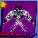 Dual Obsidian Scythe | Blade Ball