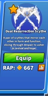 Dual Ressurrection Sctyhe/Blade Ball