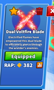 Dual Voltfire blade