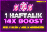 ⭐+Garanti⭐Discord 1 Haftalık 14x Boost