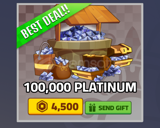Dungeon Quest 100,000 Platinum Dungeon Quest 100,000 Platinum