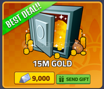 Dungeon Quest : 15M Gold GİFT