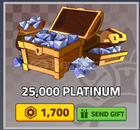 Dungeon Quest : 25000 Platinum GİFT