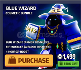 Dungeon Quest Blue Wizard