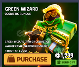 Dungeon Quest Green Wizard