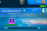 DÜNYA YILDIZI 242K MADALYA +264 COIN