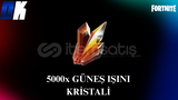 Dünyayı Kurtar 5000x GÜNEŞ IŞINI KRİSTALİ