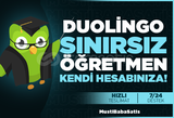 ⭐Duolingo Öğretmen Sınırsız⭐