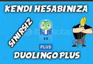Duolingo Plus Kendi Hesabınıza /SINIRSIZ ERİŞİM