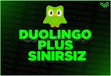 Duolingo Plus Sınırsız + Anlık
