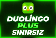 ⭐Duolingo Plus + Sınırsız + Hesabınıza⭐