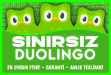 Duolingo Plus Sınırsız - Kendi Hesabınıza