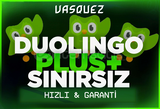 ⭐Duolingo Plus + Sınırsız Üyelik + Kişiye Özel 