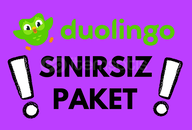 Duolingo Sınırsız Premium Kişiye Özel Garantili