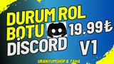 Durum Rol Botu V1 [Discord]