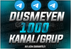 ⭐DÜŞMEYEN⭐ 1000 TELEGRAM KANAL/GRUP ÜYESİ