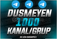 ⭐DÜŞMEYEN+SANİYELİK⭐90G GARANTİ 1000 KANAL/GRUP