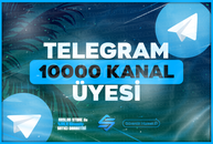 ⭐[DÜŞMEYEN]10000 TELEGRAM ÜYE⭐
