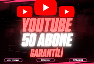 ⭐️[DÜŞMEYEN] 30 GÜN GARANTİLİ YOUTUBE 50 ABONE⭐