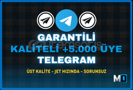 ☘️ [ DÜŞMEYEN ] 5.000 Telegram Üyesi ☘️