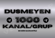 ⭐DÜŞMEYEN+SANİYELİK⭐90G GARANTİ 1000 KANAL/GRUP