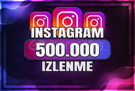 [DÜŞMEZ + HIZLI] Instagram 500.000 İzlenme