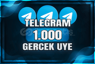 [DÜŞMEZ] Telegram 1000 Gerçek Üye