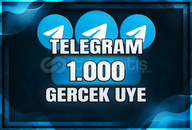 [DÜŞMEZ] Telegram 1000 Gerçek Üye