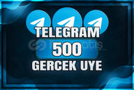 [DÜŞMEZ] Telegram 500 Gerçek Üye