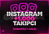 (GARANTİLİ) +1000 Instagram Gerçek Takipçi 