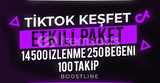 TİKTOK KEŞFET ETKİLİ F/P PAKET |