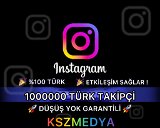 (GARANTİLİ) 1000000 Türk Gerçek Takipçi 